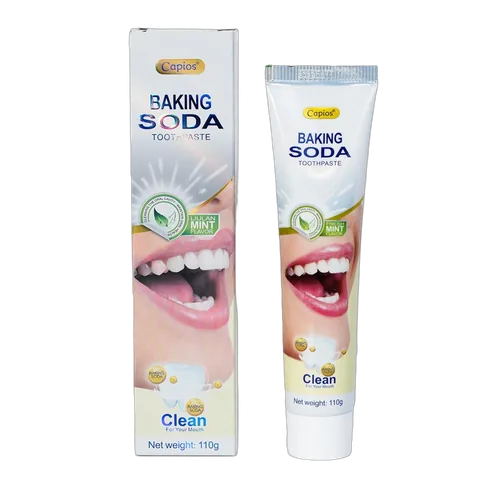 CAPIOS Baking Soda Toothpaste packaging