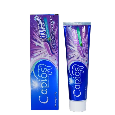 CAPIOS 3D Whitening Toothpaste packaging