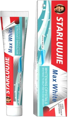 STARLUUJIE Crystal Whitening Toothpaste packaging