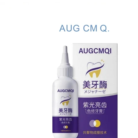 Dental Enzyme Violet Brightening Color-Correcting Toothpaste packaging