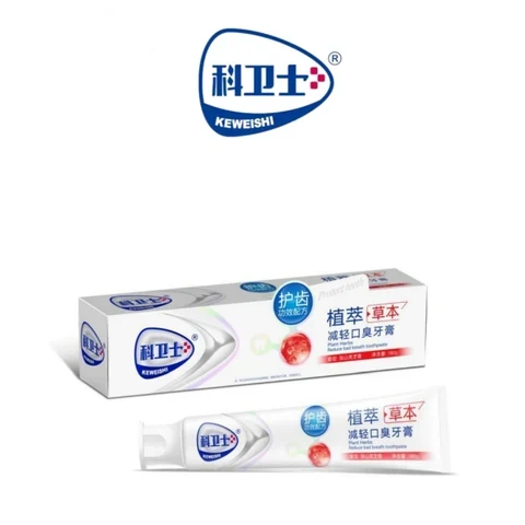 Kewoshi Botanical Herbal Fresh-Breath Toothpaste packaging
