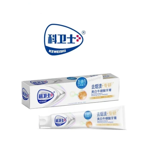 Kewoshi Taurine Whitening Toothpaste packaging