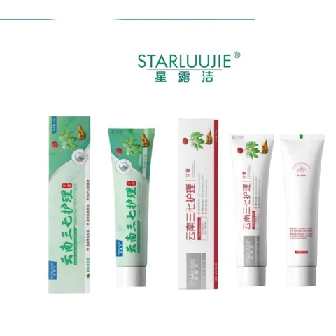 STARLUUJIE Yunnan Panax Notoginseng Care Toothpaste packaging