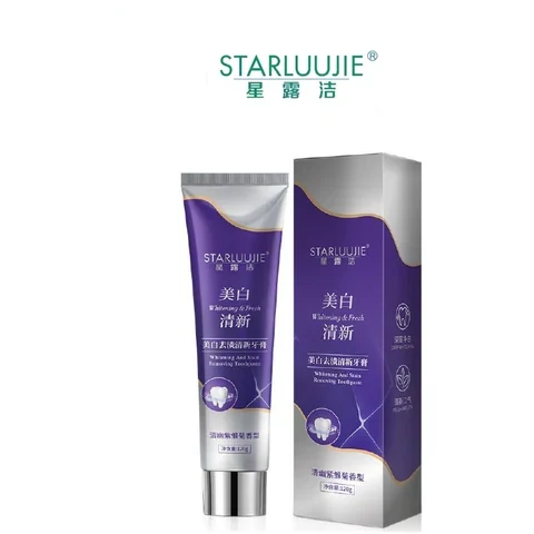 STARLUUJIE Whitening Stain-Removal Fresh Toothpaste packaging