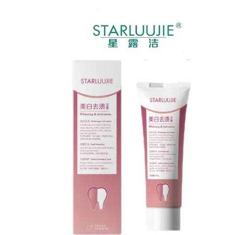 STARLUUJIE Whitening Stain-Removal Toothpaste (Fresh Mint) packaging