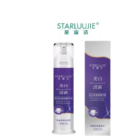 STARLUUJIE Whitening Stain-Removal Fresh Toothpaste packaging