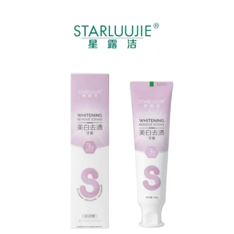 STARLUUJIE Triple Whitening Stain-Removal Toothpaste packaging