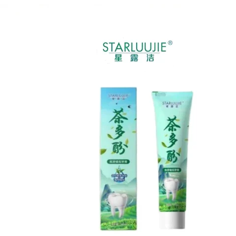 STARLUUJIE Tea Polyphenol Anti-Tartar Toothpaste packaging