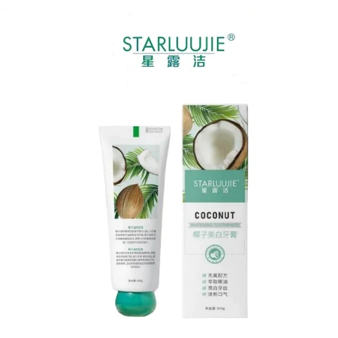 STARLUUJIE Coconut Whitening Toothpaste packaging